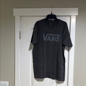 Vans Gray Short Sleeve Tee Casual Comfort